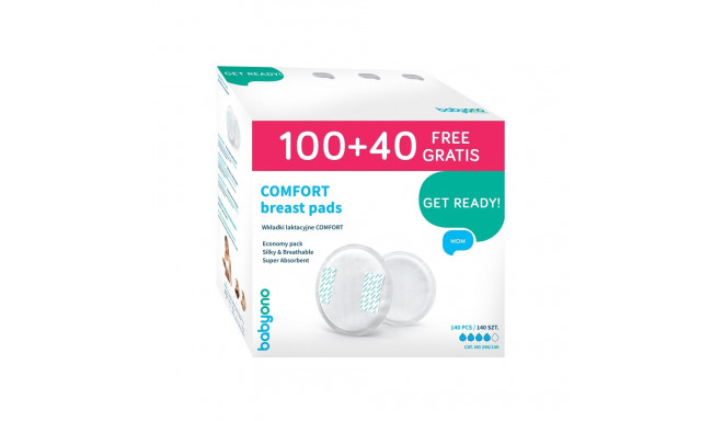 BabyOno COMFORT Breast Pads 140 pcs.