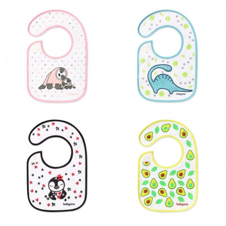 Terry baby bib I EAT AND I GROW , m3+ 831