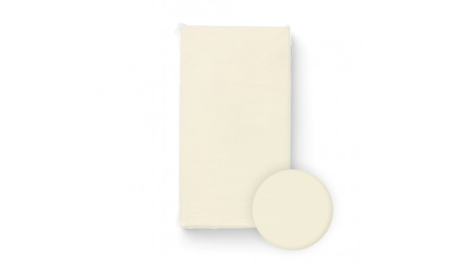 Bocioland jersey bed sheet with elastic band cream