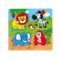 VIGA Flat Puzzle - Wild Animals 59563
