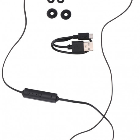 Bluetooth mikrofoniga kõrvaklapid, must