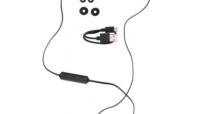 Bluetooth mikrofoniga kõrvaklapid, must
