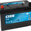 Exide EFB 95Ah 800A 306x173x222+-