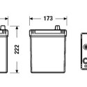 Exide EFB 60Ah 520A 230x173x222-+
