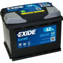 Exide Excell 62Ah 540A 242x175x190-+