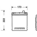 Exide Premium 75Ah630A 260x170x222-+