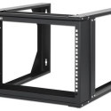 Intellinet 19" Wall Mount Open Frame Network Rack, 6U, Front-hinged Swing Frame Flat Pack, 2-Po