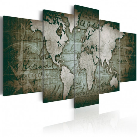 Seinapilt - Emerald Map - 100x50