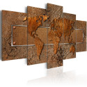 Seinapilt - Brown Escapade - 100x50