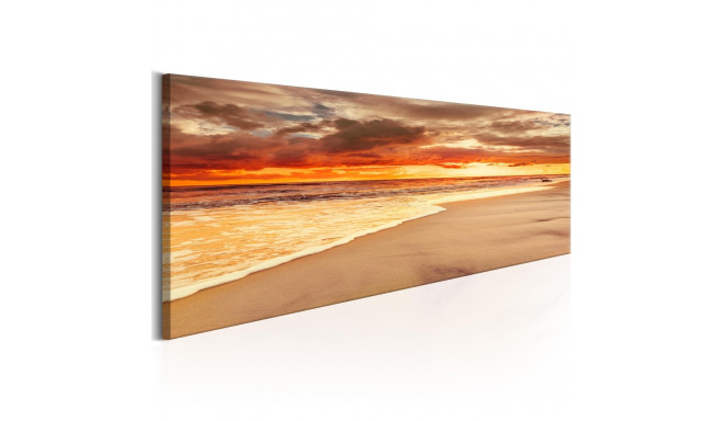 Seinapilt - Beach: Beatiful Sunset - 120x40