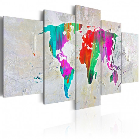 Seinapilt - Colourful Planet - 100x50