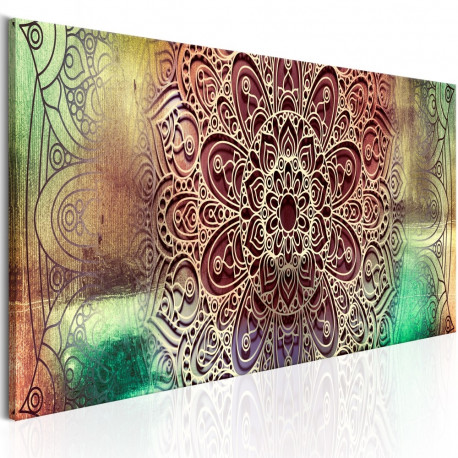 Seinapilt - Colourful Mandala - 135x45