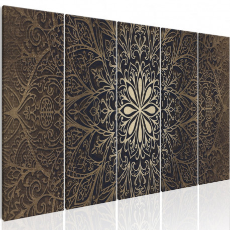 Seinapilt - Brown Mandala - 225x90