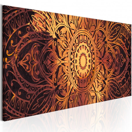Seinapilt - Amber Mandala - 120x40