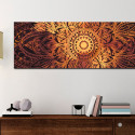 Seinapilt - Amber Mandala - 150x50