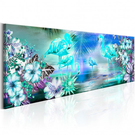 Seinapilt - Flamingoes by Night - 120x40
