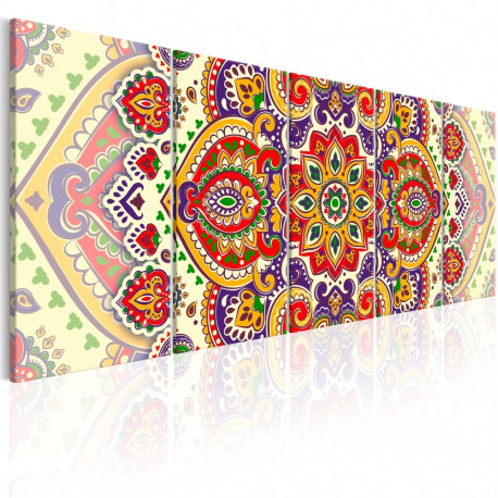 Seinapilt - Colourful Ornament - 200x80