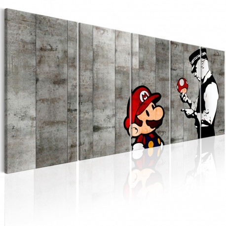 Seinapilt - Graffiti on Concrete - 200x80