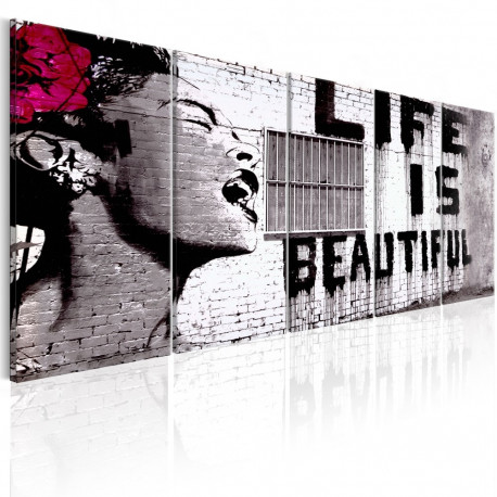 Seinapilt - Banksy: Life is Beautiful - 225x90