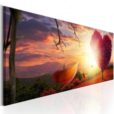 Seinapilt - Autumnal Heart - 135x45