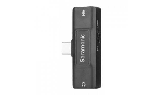 Saramonic EA2U audio adapter - mini jack TRS / USB-C with headphone output