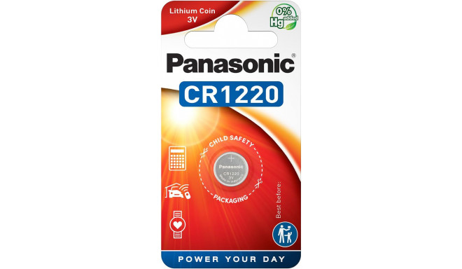 Panasonic батарейка CR1220/1B