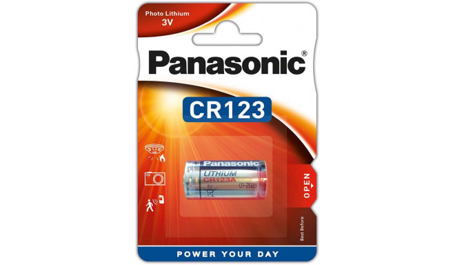 Panasonic baterija CR123A/1B