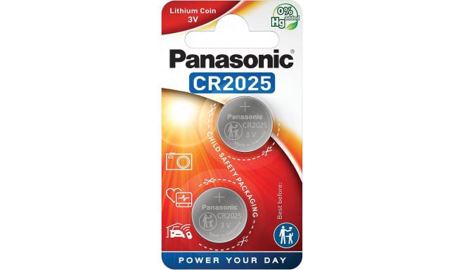 Panasonic батарейки CR2025/2B
