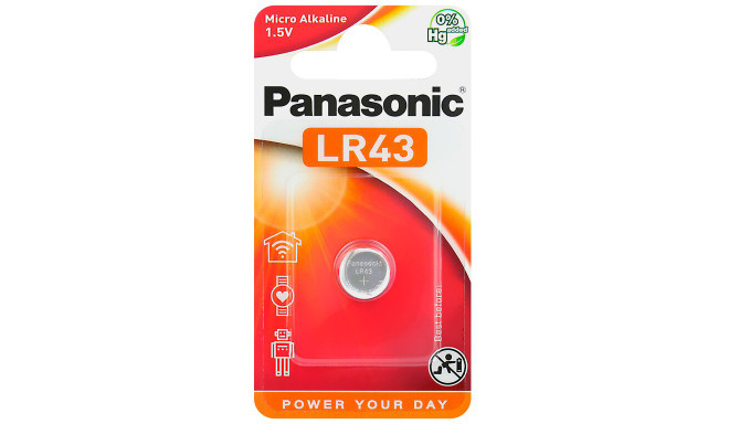 Panasonic baterija LR43/1B