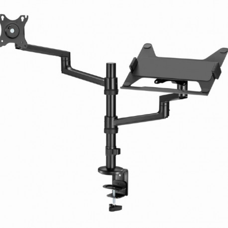 Product Title: Dual Monitor and Laptop Mount Arm – Full Motion Adjustable Desk Moun