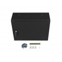 Hanging rack installation cabinet 4u+3u 19-inches 540x200 low-profile (folded) black