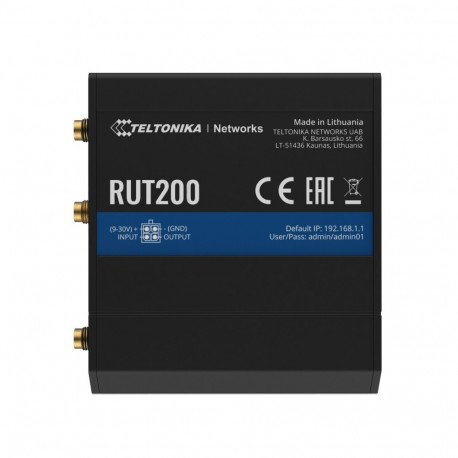 The Teltonika RUT200 is a compact, cost-effective, and powerful industrial 4G LTE W
