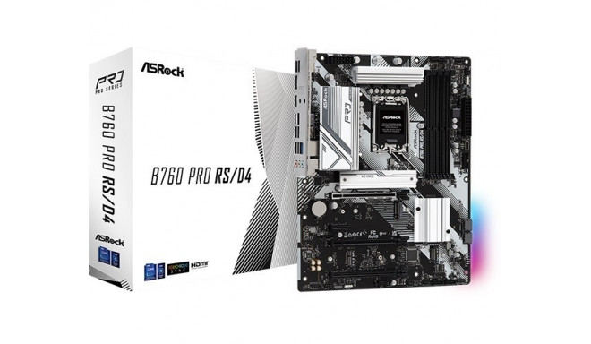 ASRock emaplaat B760 Pro RS s1700 4DDR4 DP/HDM M.2 ATX