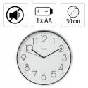 Wall clock Elegance white/black 30 cm