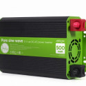 Pure sine wave car DC-AC power inverter 12V/230V 500W/1000W