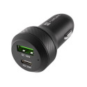 Car charger 1x USB 1x USB-C QC 3.0