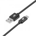 Cable USB - USB C 1.5 m black tape premium