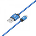 USB - USB C cable 1.5 m blue tape premium
