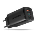 AXAGON ACU-DPQ65 GAN WA ll charger, 3x port USB