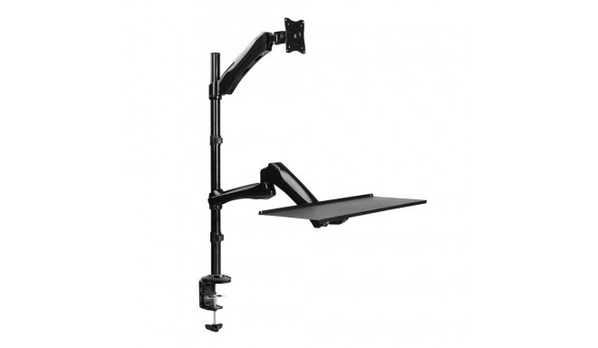 Sit-stand workstation monitor desk mount 13-2