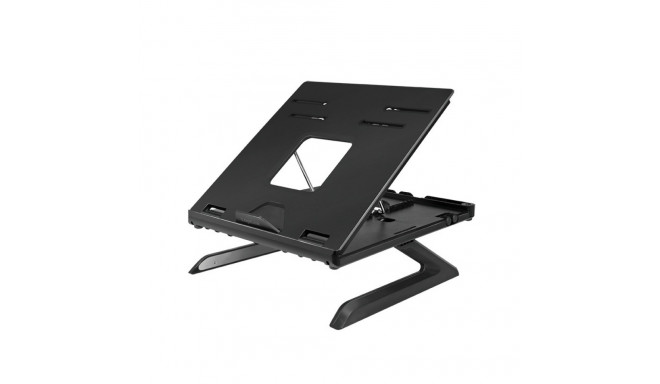 Notebook stand with smartphone holders