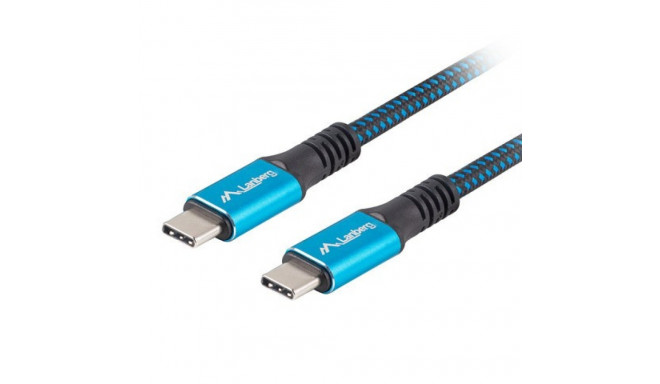 Cable USB-C M/M USB4 1.2m 100W 8K 60HZ black-blue