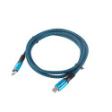 Cable USB-C M/M USB4 1.2m 100W 8K 60HZ black-blue