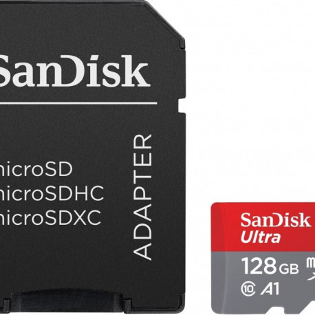 Ultra microSDXC memory card 128GB 140MB/s A1 + Adapter SD