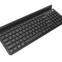 Keyboard Felimare US bluetooth + 2.4GHz Slim, phone/tablet holder black