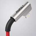 AUKEY CB-AL01 Red OEM U SB - Lightning Nylon Ca