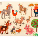 Wooden puzzle Animals farms