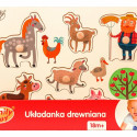 Wooden puzzle Animals farms