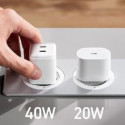 PowerPort III 40W 2xUSB -C White