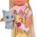 Doll Evi Love Evi with cat, 2 patterns